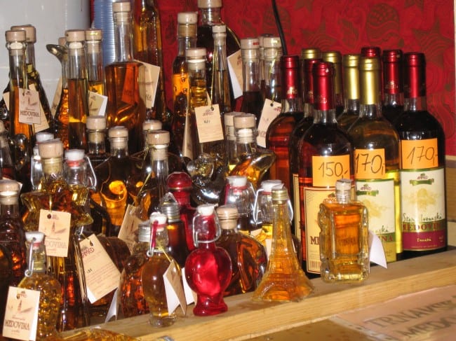 Bratislava Christmas Market, wine & honey