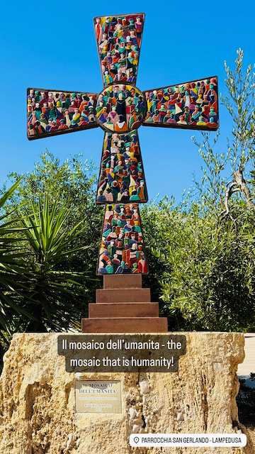 Il mosaico dell'umanita, Lampedusa